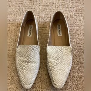 🐍✨ Steve Madden Gemmy Faux Leather Snake Skin Loafers Womens Size 7.5 EUC